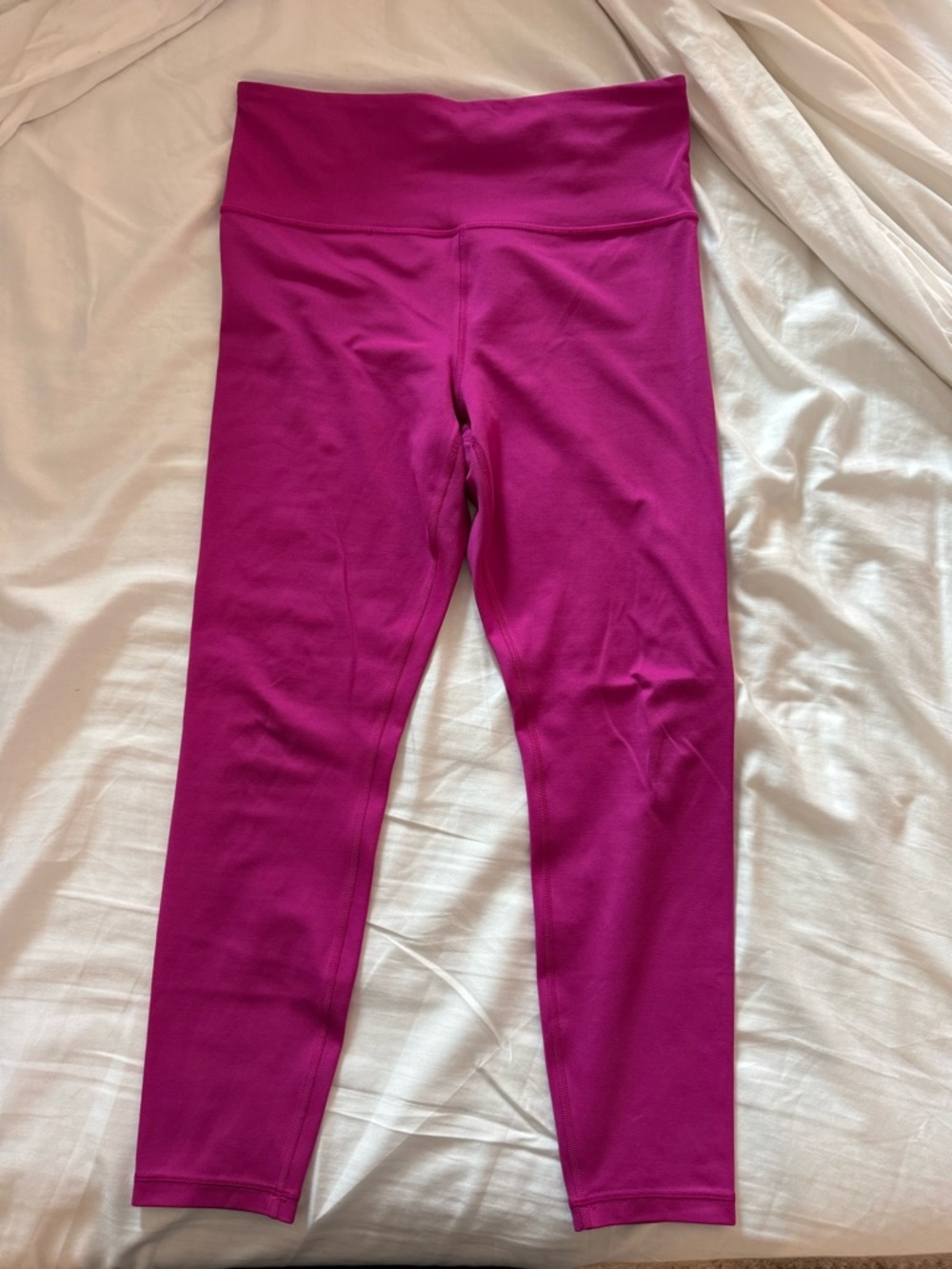 Athleta Fuchsia High-Rise 7/8 Leggings